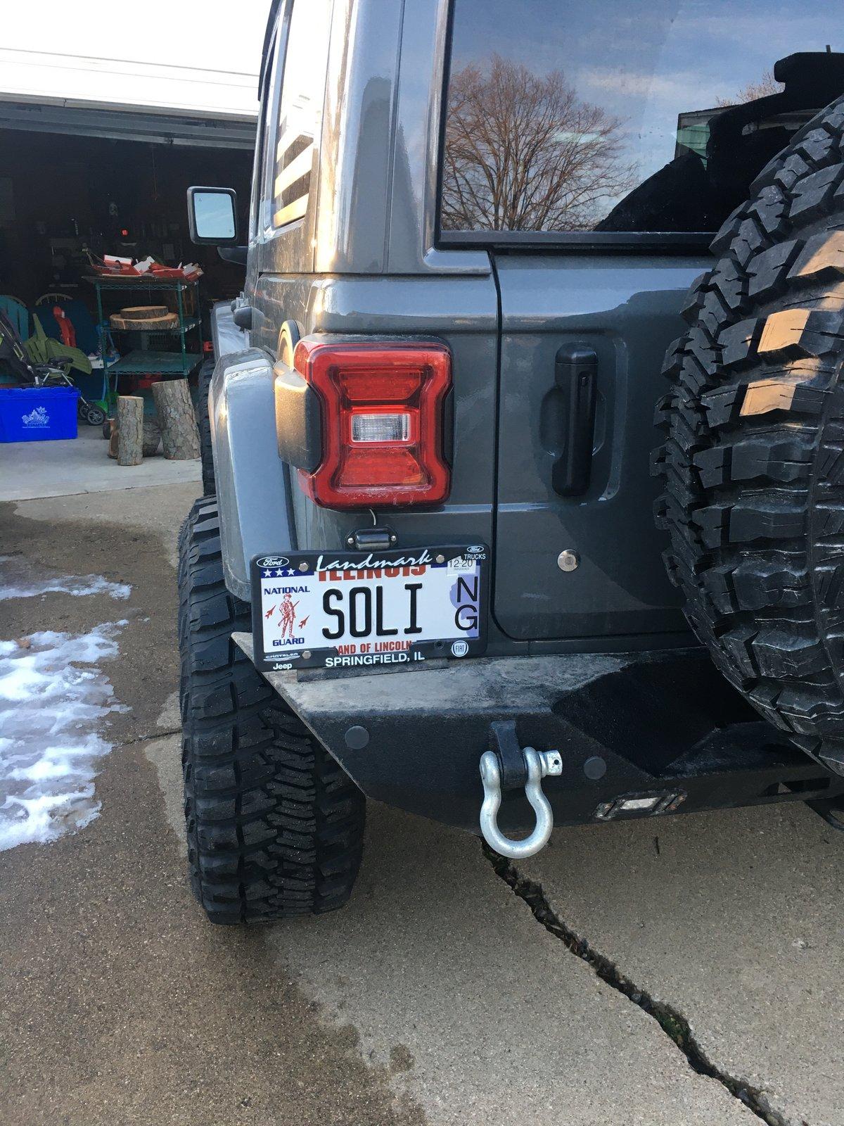 Jeep Wrangler JL Lets see those personalized plates!!! D791832E-E34A-4E4C-B7C2-C20D4F7F9BB4