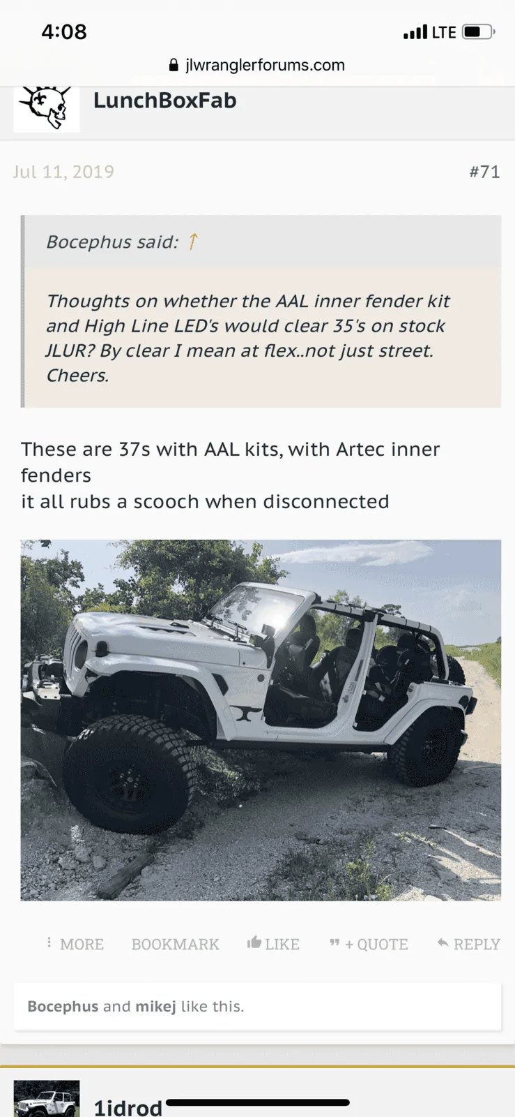 Jeep Wrangler JL Cut fenders? 4856B746-BD8F-444F-B65A-C64140EB1E8B