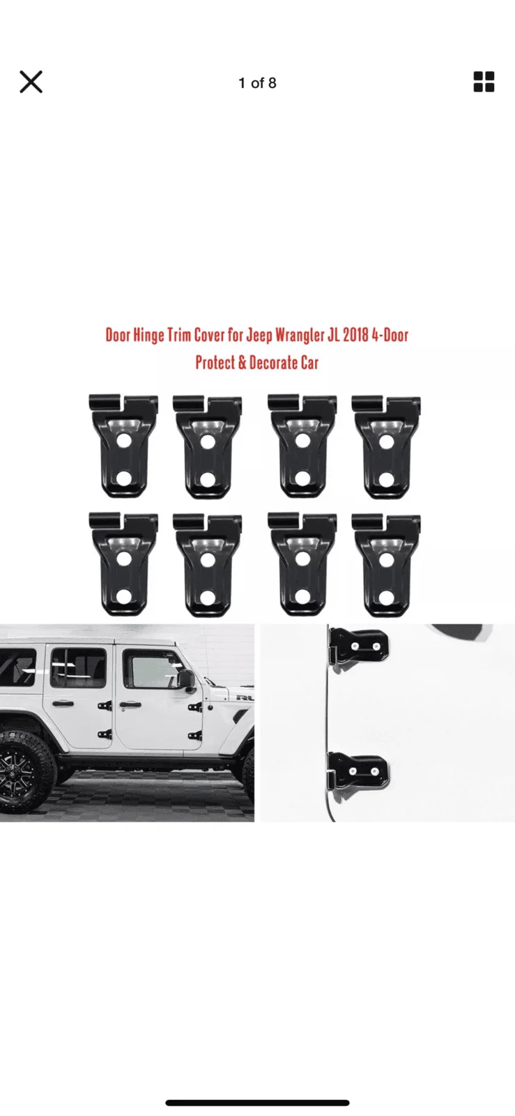 Jeep Wrangler JL eBay Door hinge covers? 8A604C64-DCEB-44B5-8570-51BE6830914F