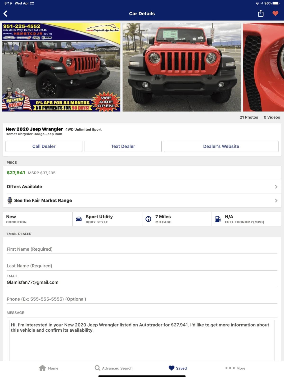 Jeep Wrangler JL New JLU under $30k? 096EAEB6-CFA9-46D0-95A6-B111726B2DAB