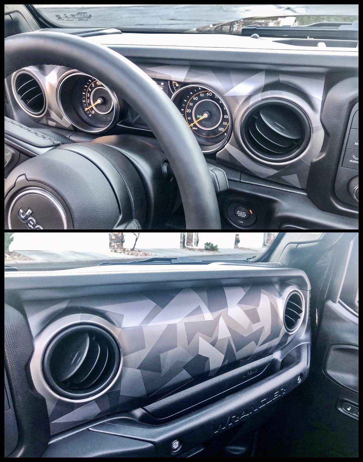 Jeep Wrangler JL Dash Board Sticker 5DC4BD07-B828-4416-8967-D8BCE5732A2C