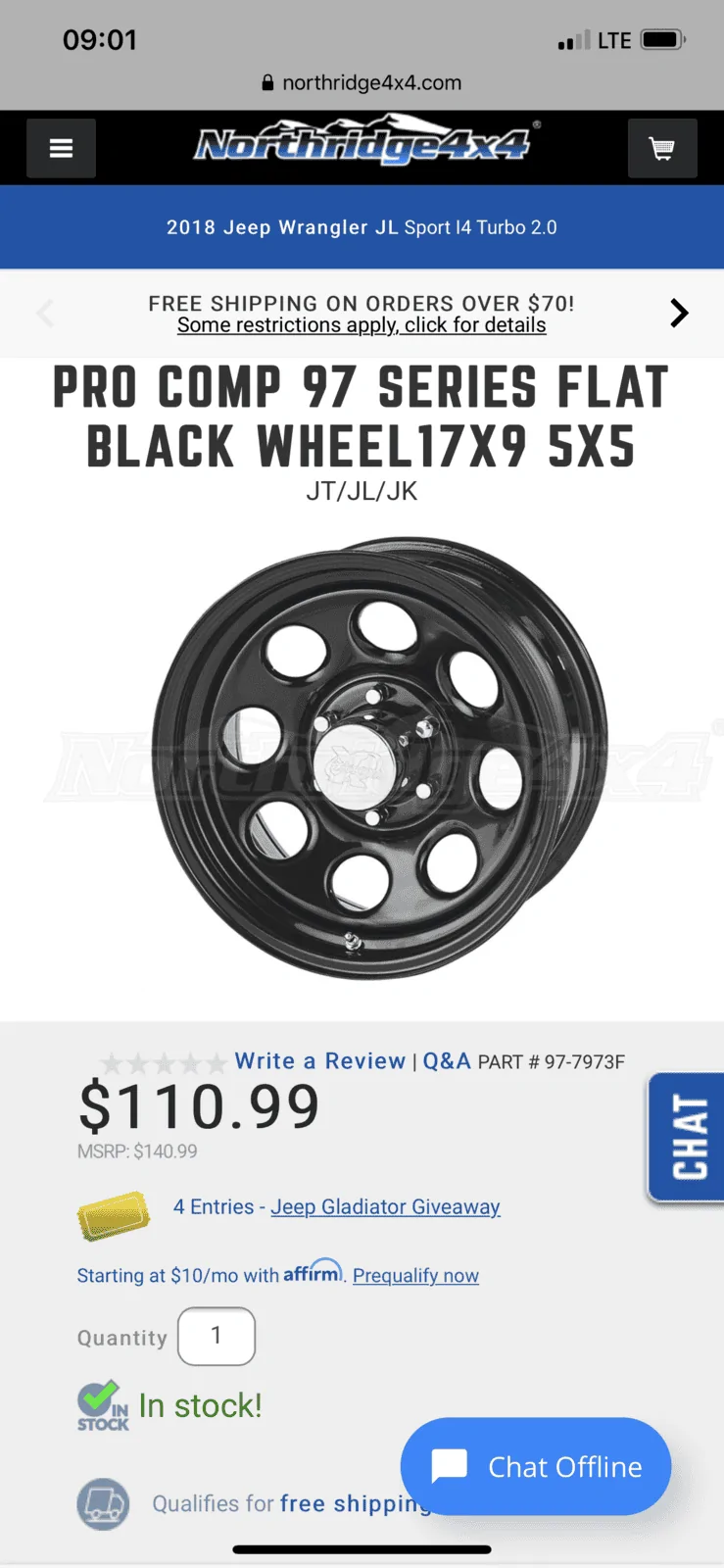 Jeep Wrangler JL FS 17x9 wheels 6CD61EDB-AEF7-4698-965C-3D9407753BDE