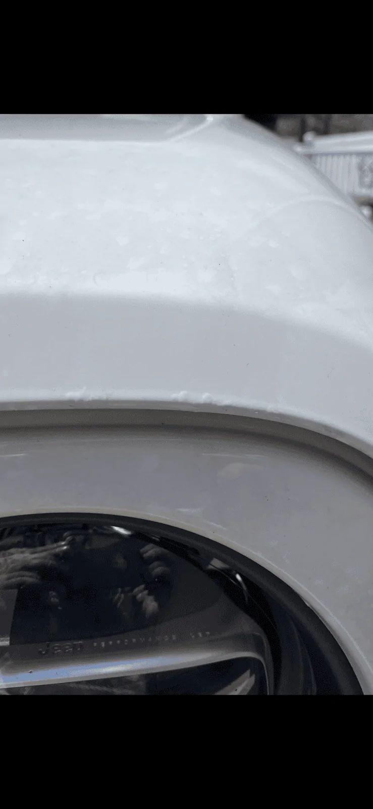 Jeep Wrangler JL Bubbles in Paint at Door Hinges 37CFCC1C-5F3A-43F2-9130-1E4399C93AFD