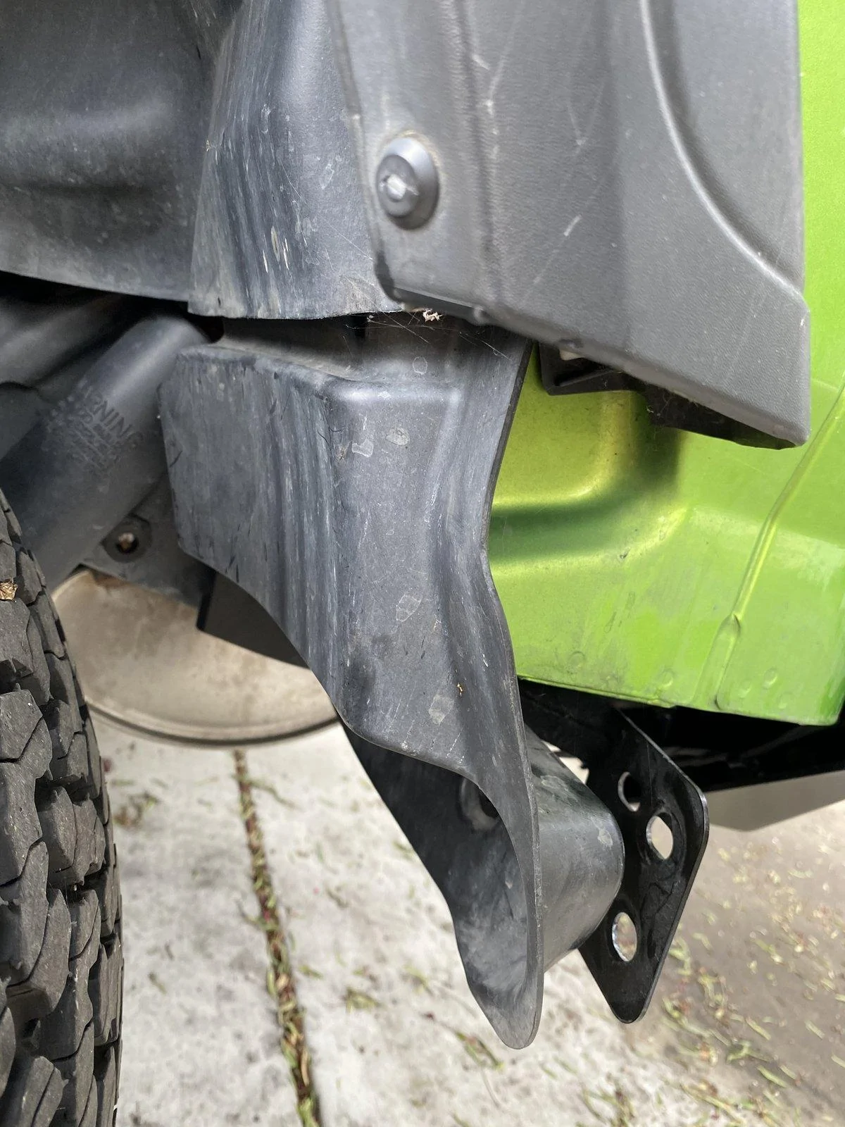 Jeep Wrangler JL Open underside after rear bumper install B57A86F0-26DB-4299-A96A-E0132E3398EB