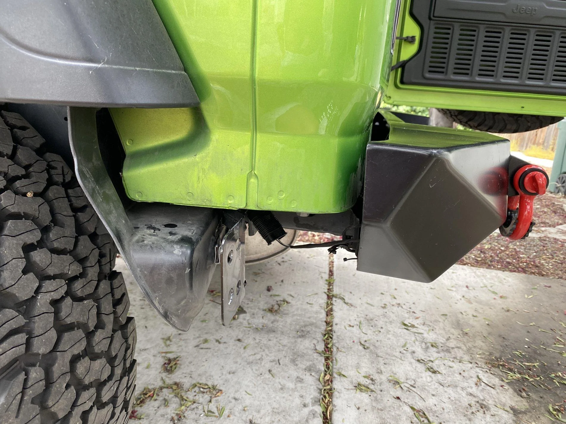Jeep Wrangler JL Open underside after rear bumper install 31B21B43-B10E-459D-BD7D-8DD0F08F2A88