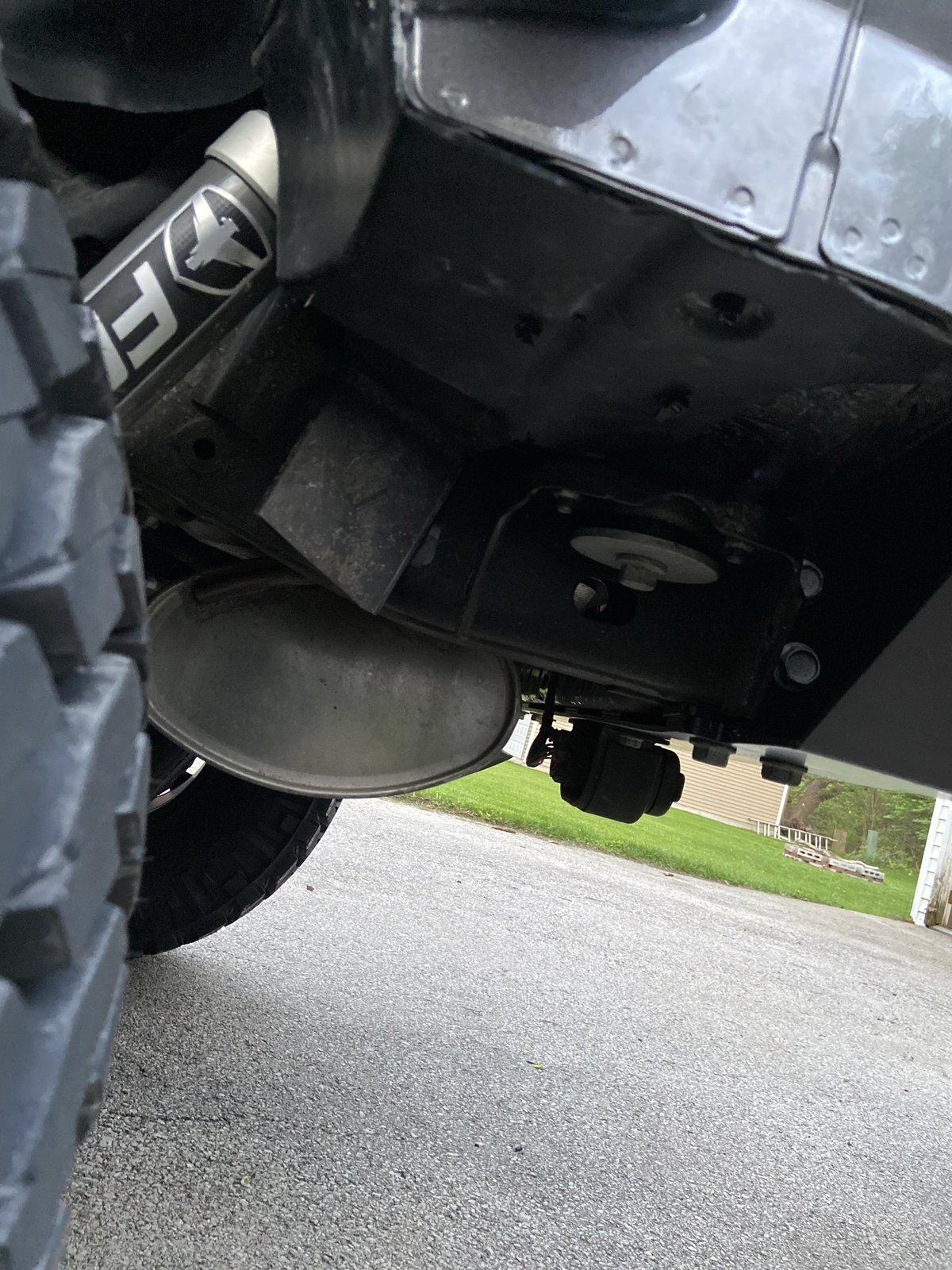 Jeep Wrangler JL Open underside after rear bumper install 3203E622-34C7-4DC8-866B-1578EFFA1FB5