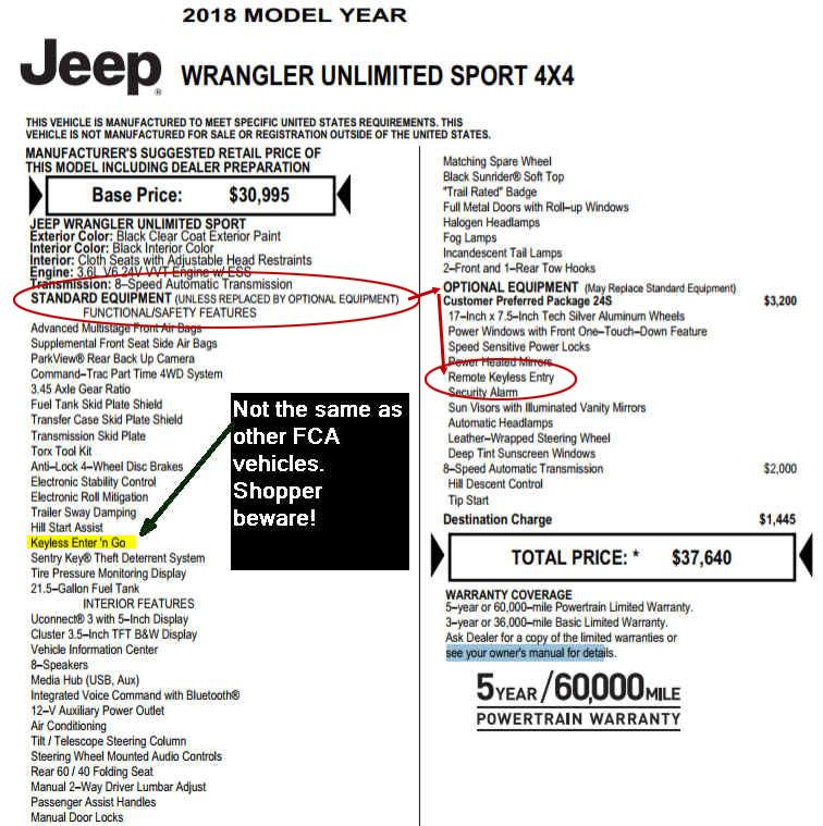 Jeep Wrangler JL Keyless Enter-N-Go - Passive Entry Keylessenterngo2
