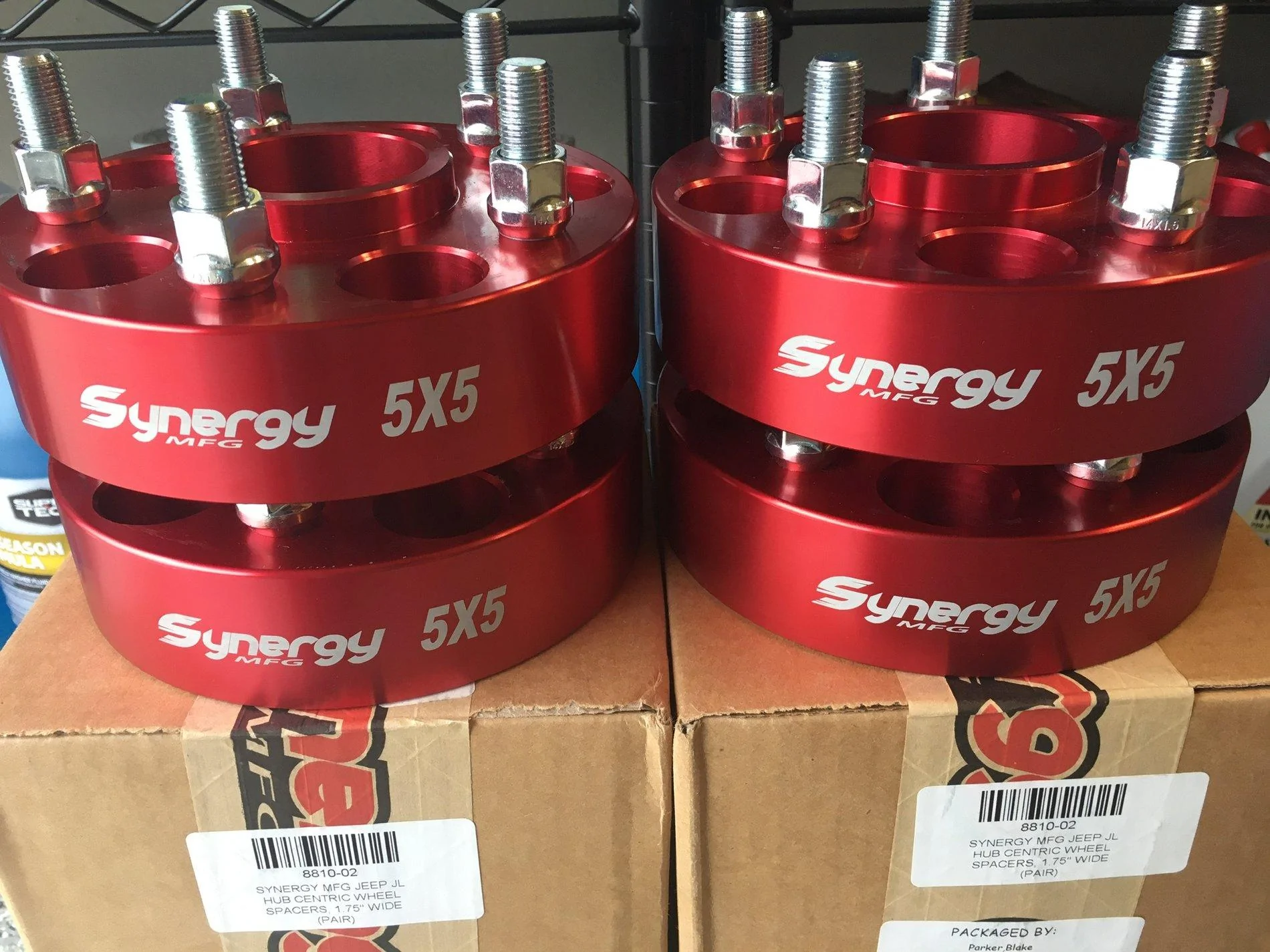 Jeep Wrangler JL Synergy Wheel Spacers E2797907-0BBB-43CE-A584-2DB0EF1176AE