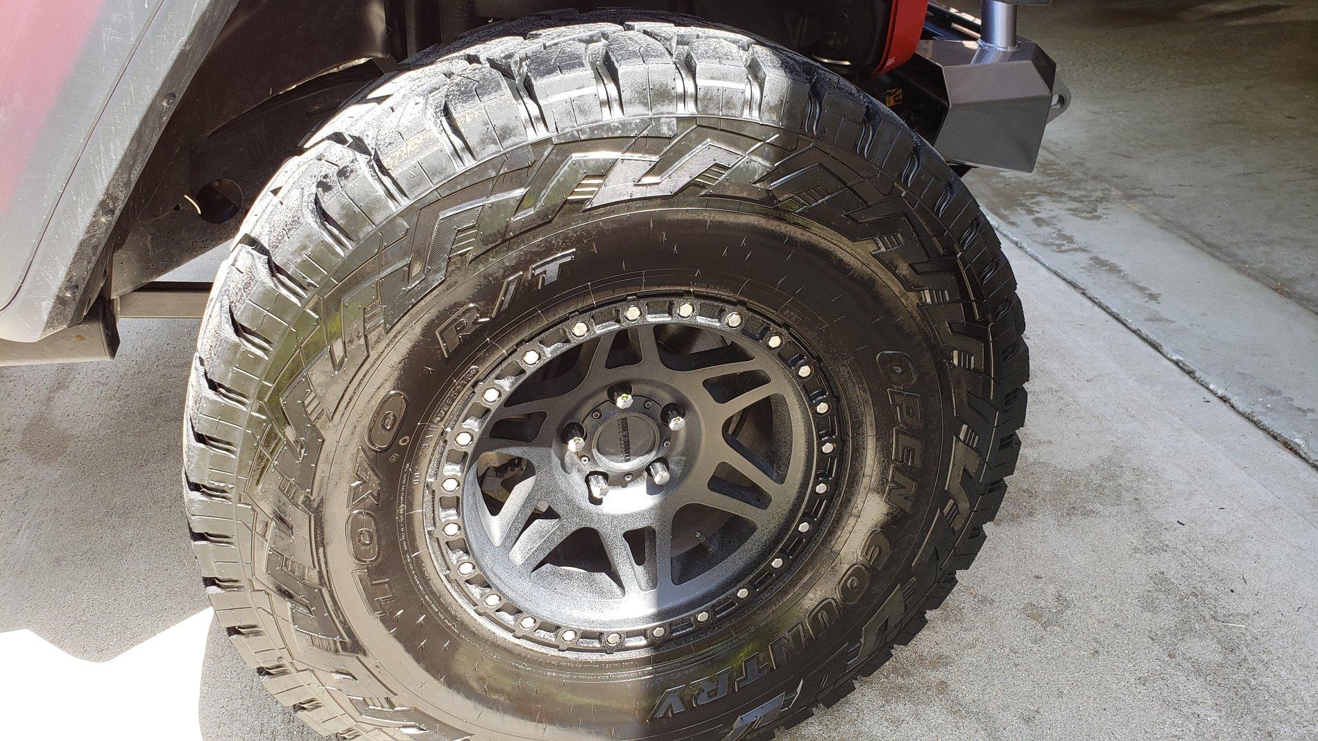 Jeep Wrangler JL Method 312 Matte Black Wheels with/without Toyo Tires 20200514_142306