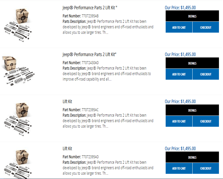 Jeep Wrangler JL Help! Selecting Correct Mopar Lift 1589857124951