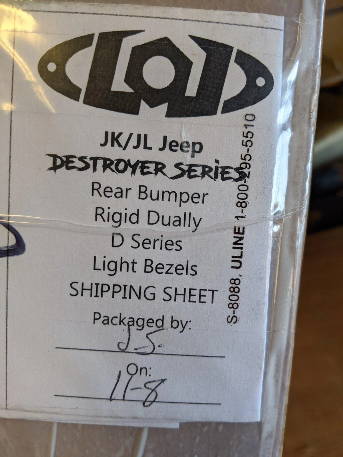 Jeep Wrangler JL LOD Rear Bumper Light Bezels IMG_20200516_185004