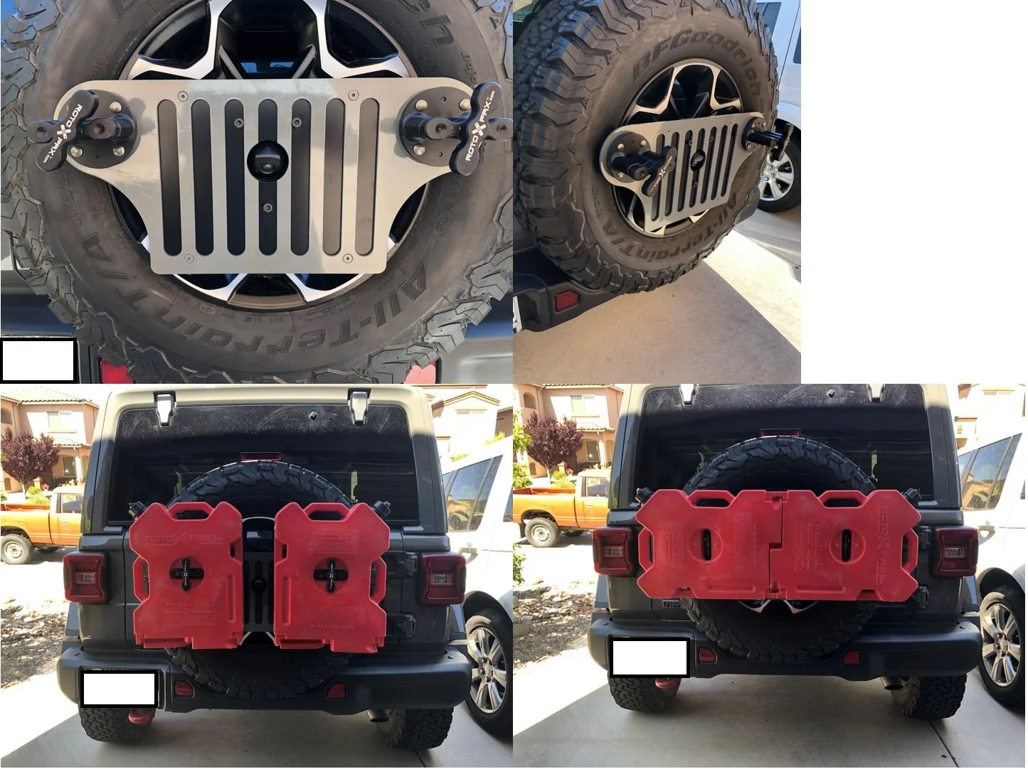 Jeep Wrangler JL Extra Gas Carrier Rotopax Pics 2
