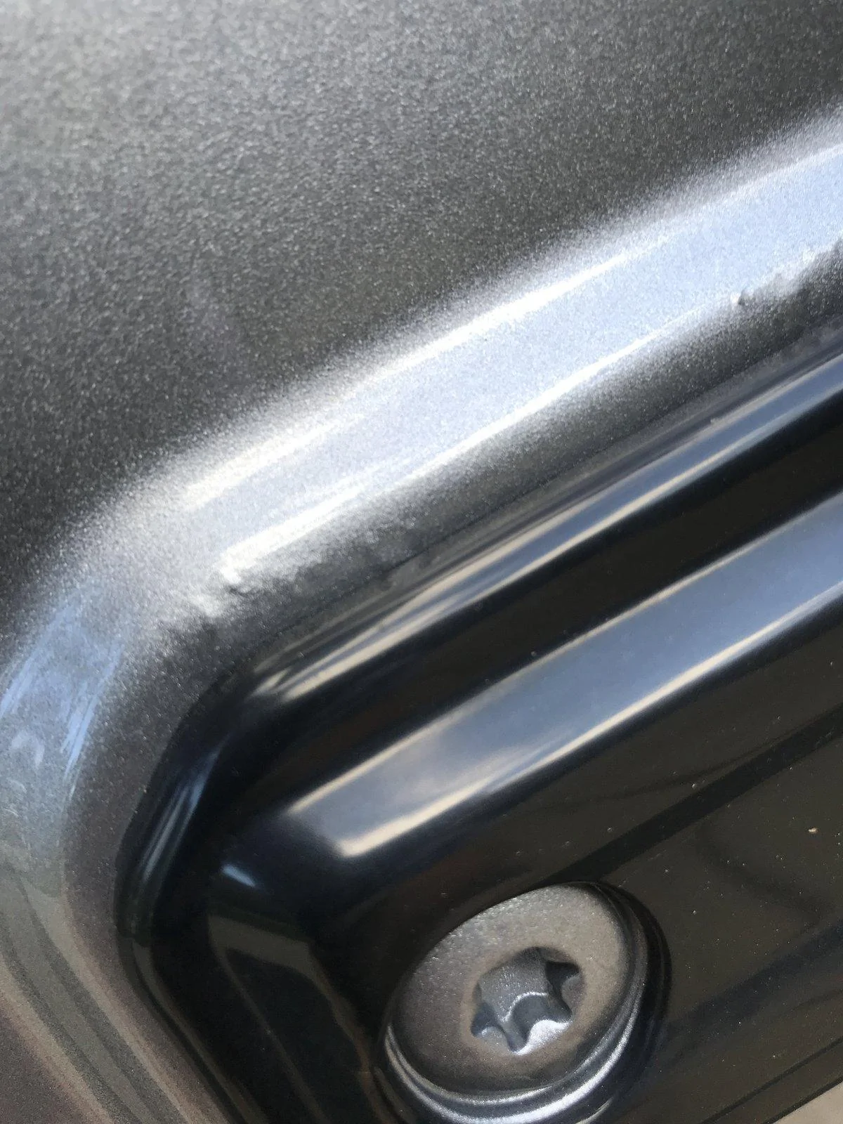 Jeep Wrangler JL Bubbles in Paint at Door Hinges 78F74880-AD5A-4F9D-A88B-1BF1F5A51B4C