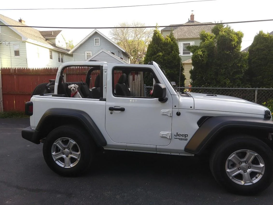 Jeep Wrangler JL Hard top storage Jeep lif