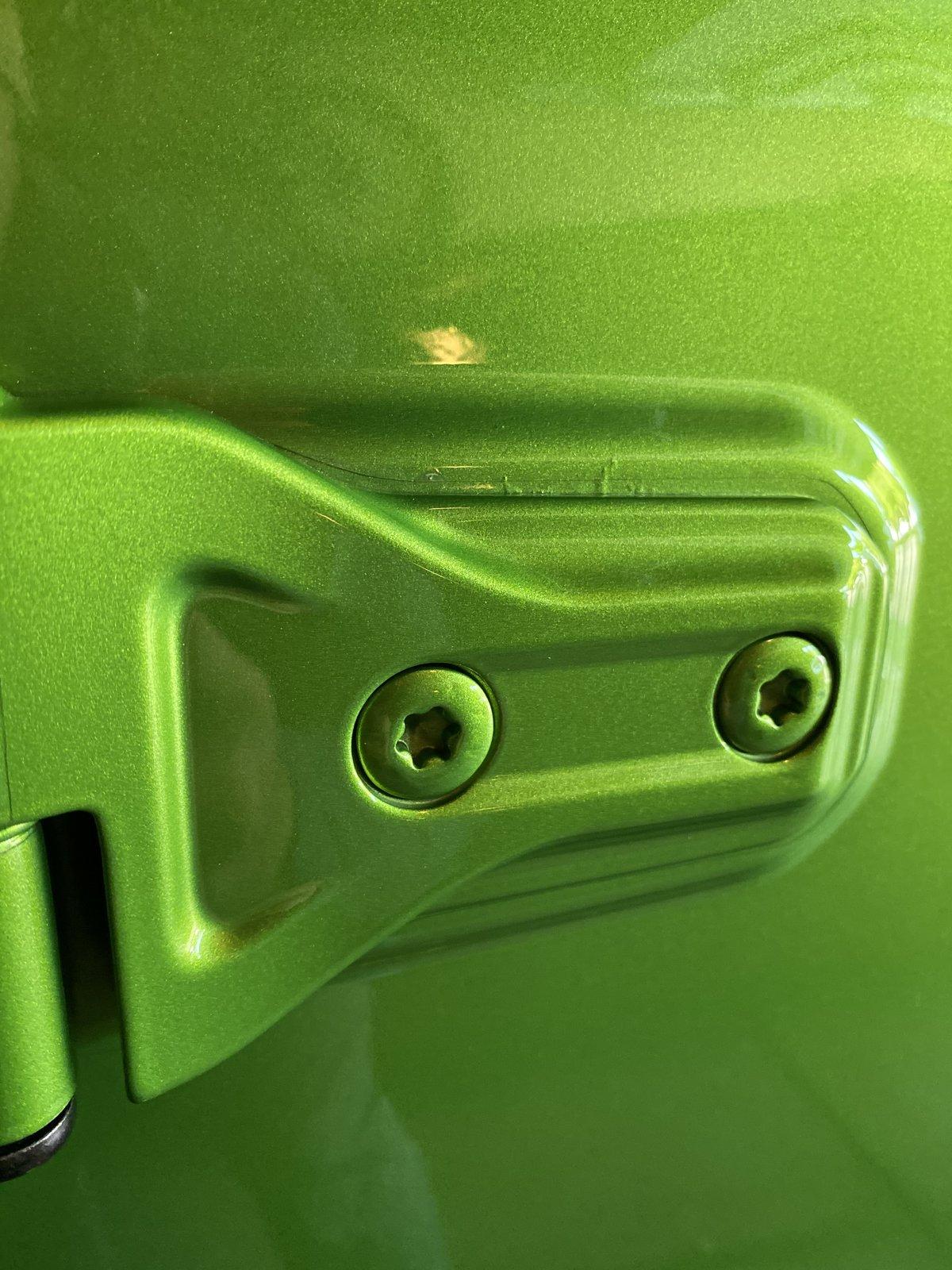 Jeep Wrangler JL Bubbles in Paint at Door Hinges 87BBA3EB-704A-416F-B80D-6DA36AD41B1F