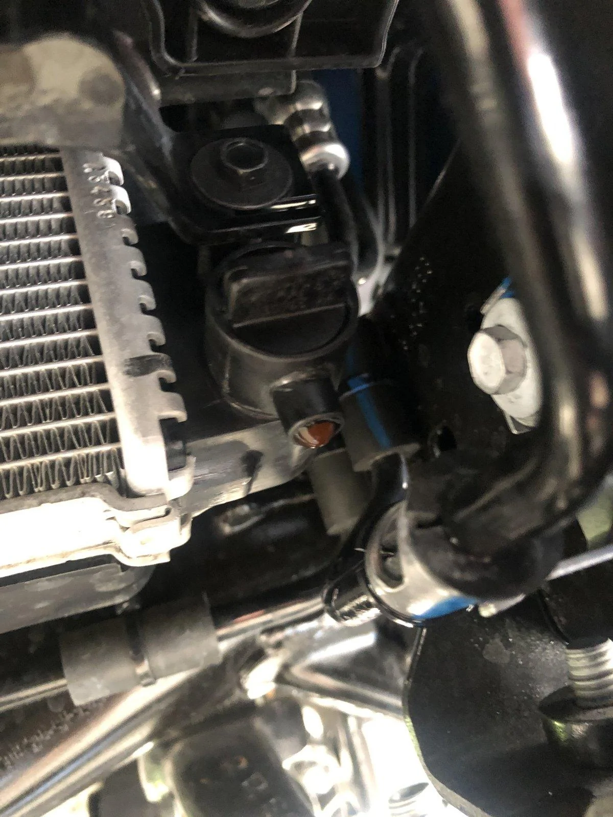 Jeep Wrangler JL Leaking coolant from radiator bleeder leak