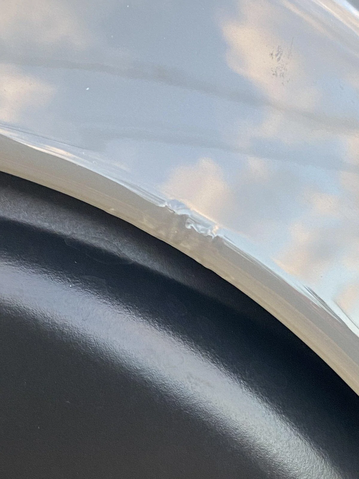 Jeep Wrangler JL Bubbles in Paint at Door Hinges 9853F37A-6FE4-4EF4-9F9D-10AFA98CB0A0