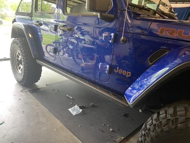 Jeep Wrangler JL New CRC Off-road sliders installed! 39D031F6-51C8-488E-A756-111539ABB89B