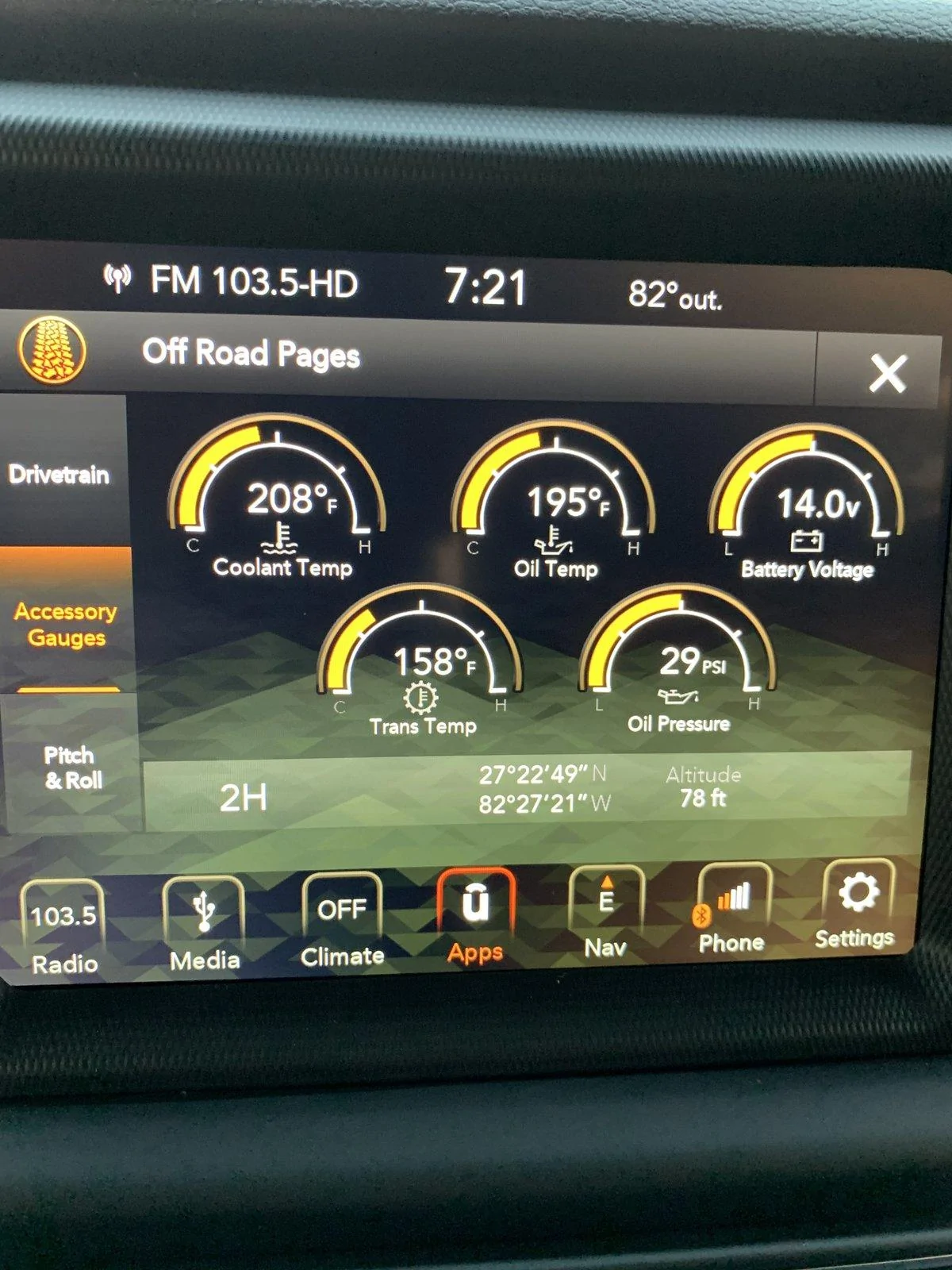 Jeep Wrangler JL Off Road Pages Coordinates & Altitude 8CF09847-31F5-44CE-9868-5E2F05C5CEF3