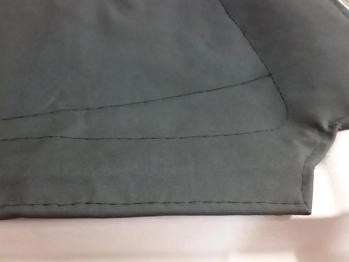 Jeep Wrangler JL Stitched lightweight high temperature efficient headliner DIY HL_stitch