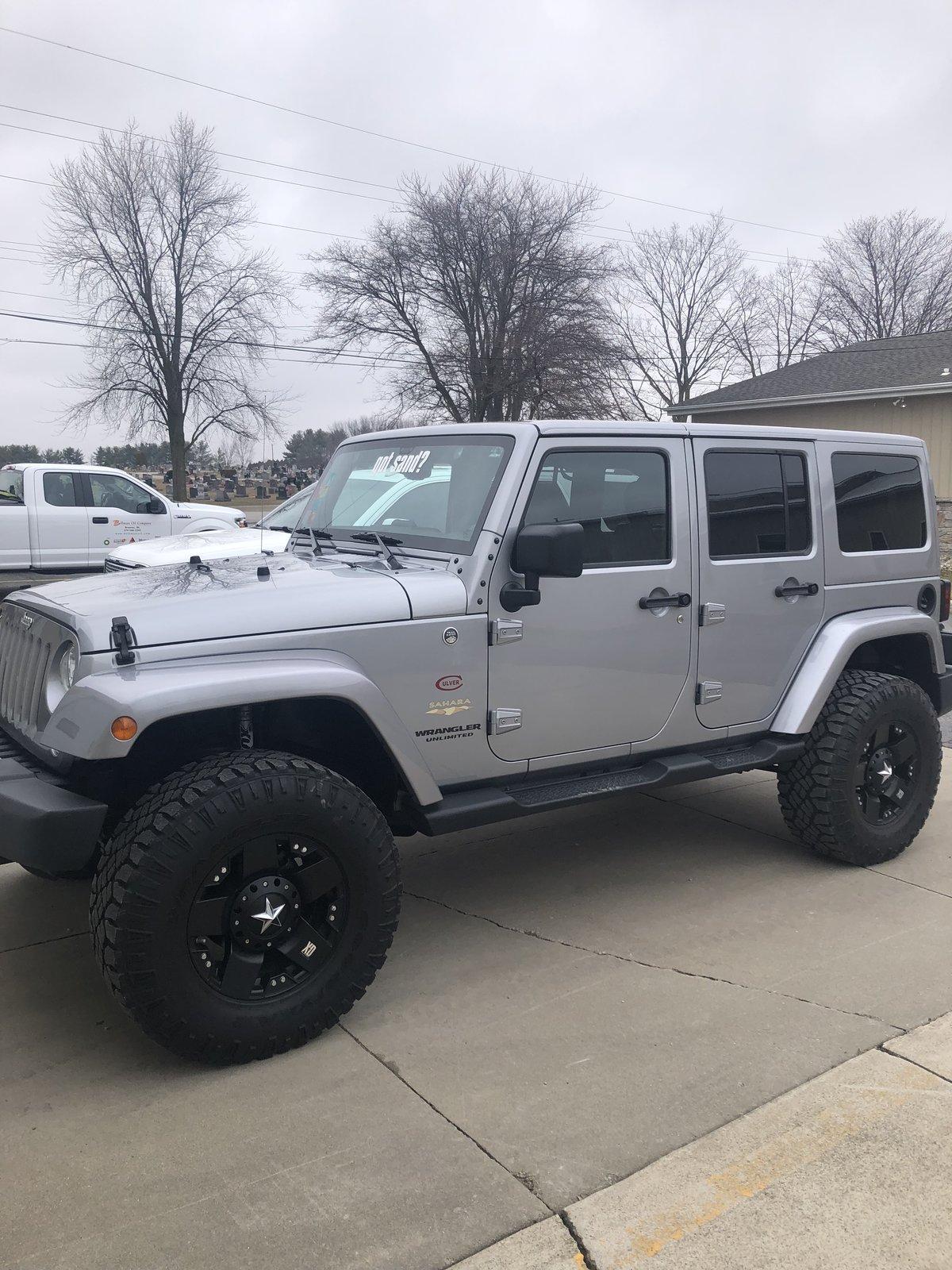 Jeep Wrangler JL XD wheels / 34" tires jk4