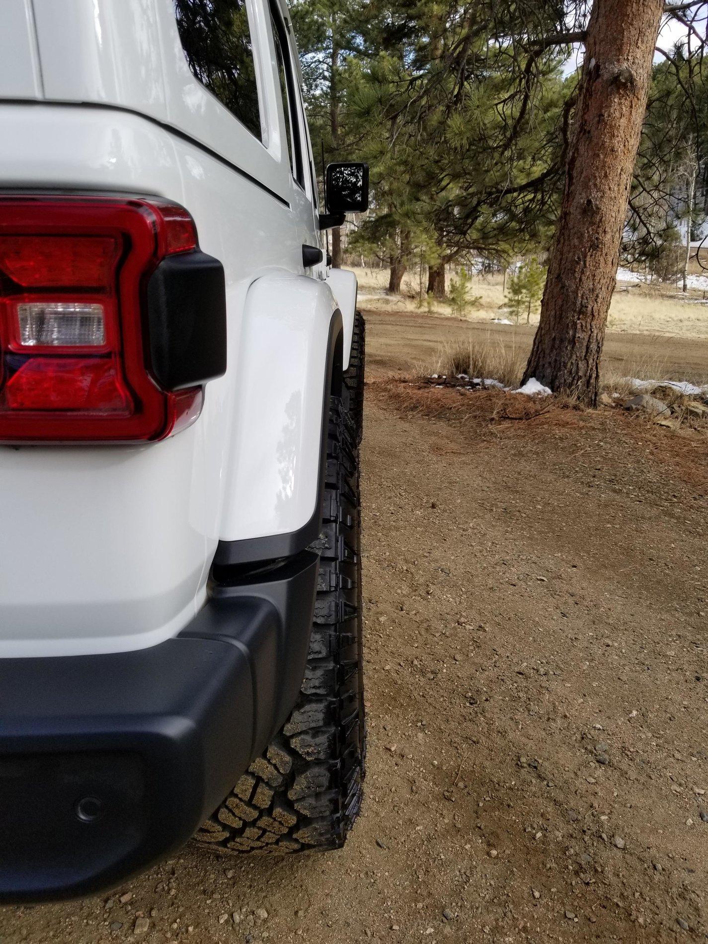 Jeep Wrangler JL Looking for advice on wheel offset- JLUR 20180330_162932