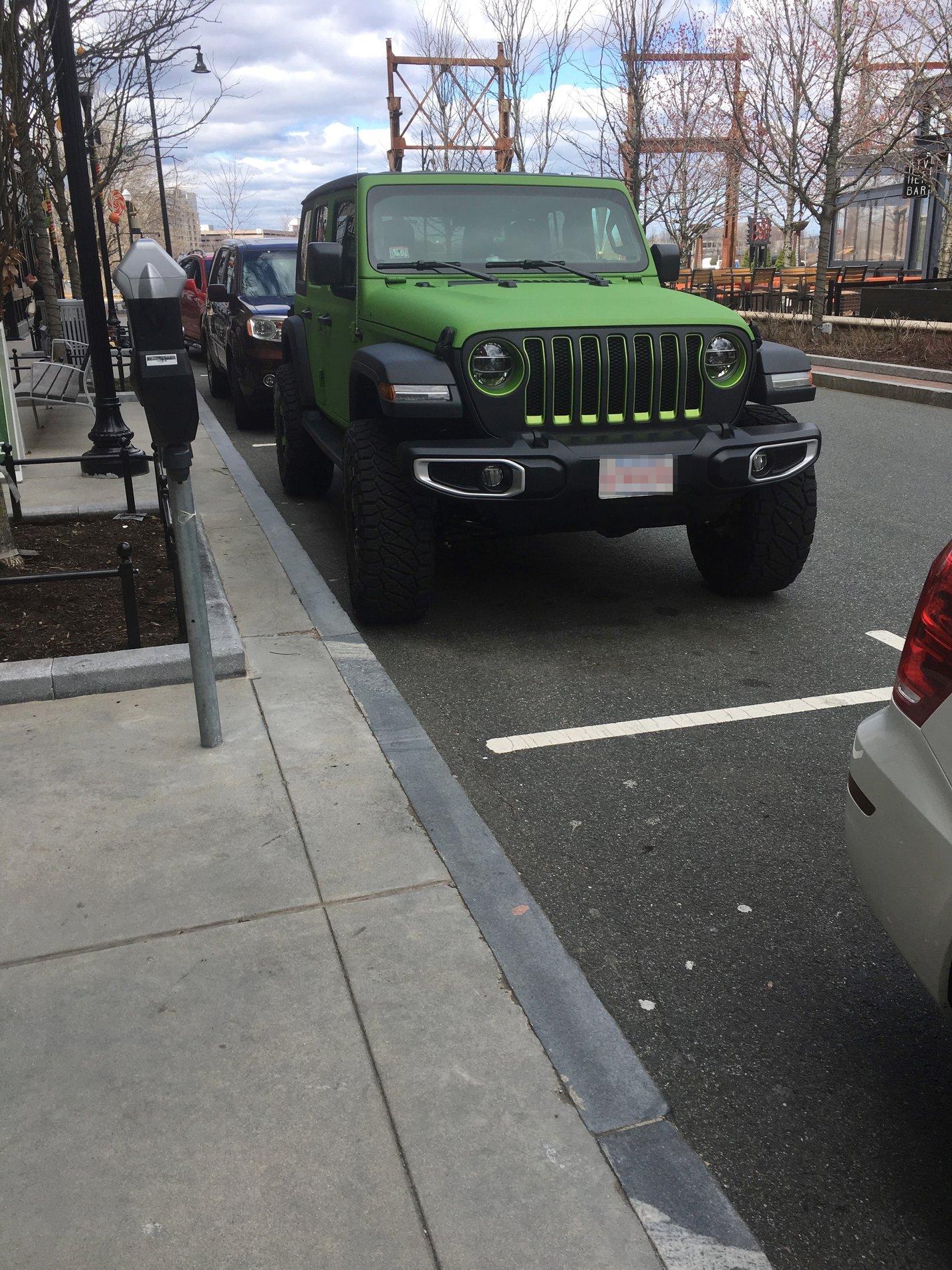 Jeep Wrangler JL JLU with custom matte green paint. IMG_0104