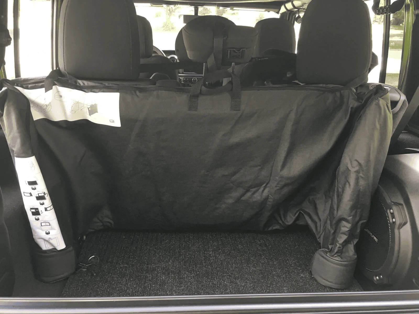 Jeep Wrangler JL Mopar Soft Top Window Storage Bag Help 1591702875245