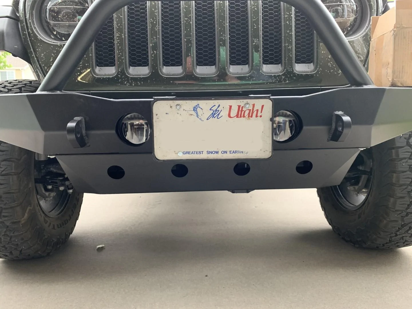 Jeep Wrangler JL LOD Destroyer front mid-width bumper Sarge Green IMG_1812 (Large)