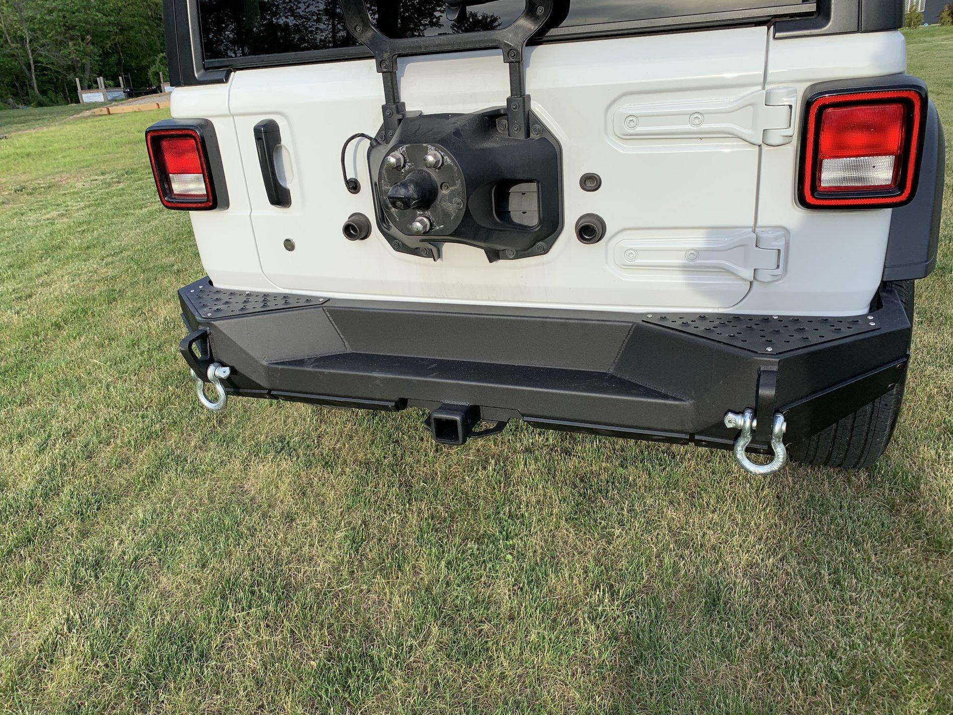 Jeep Wrangler JL Do all rear bumpers need a spare tire relocation bracket? IMG_5568.JPEG