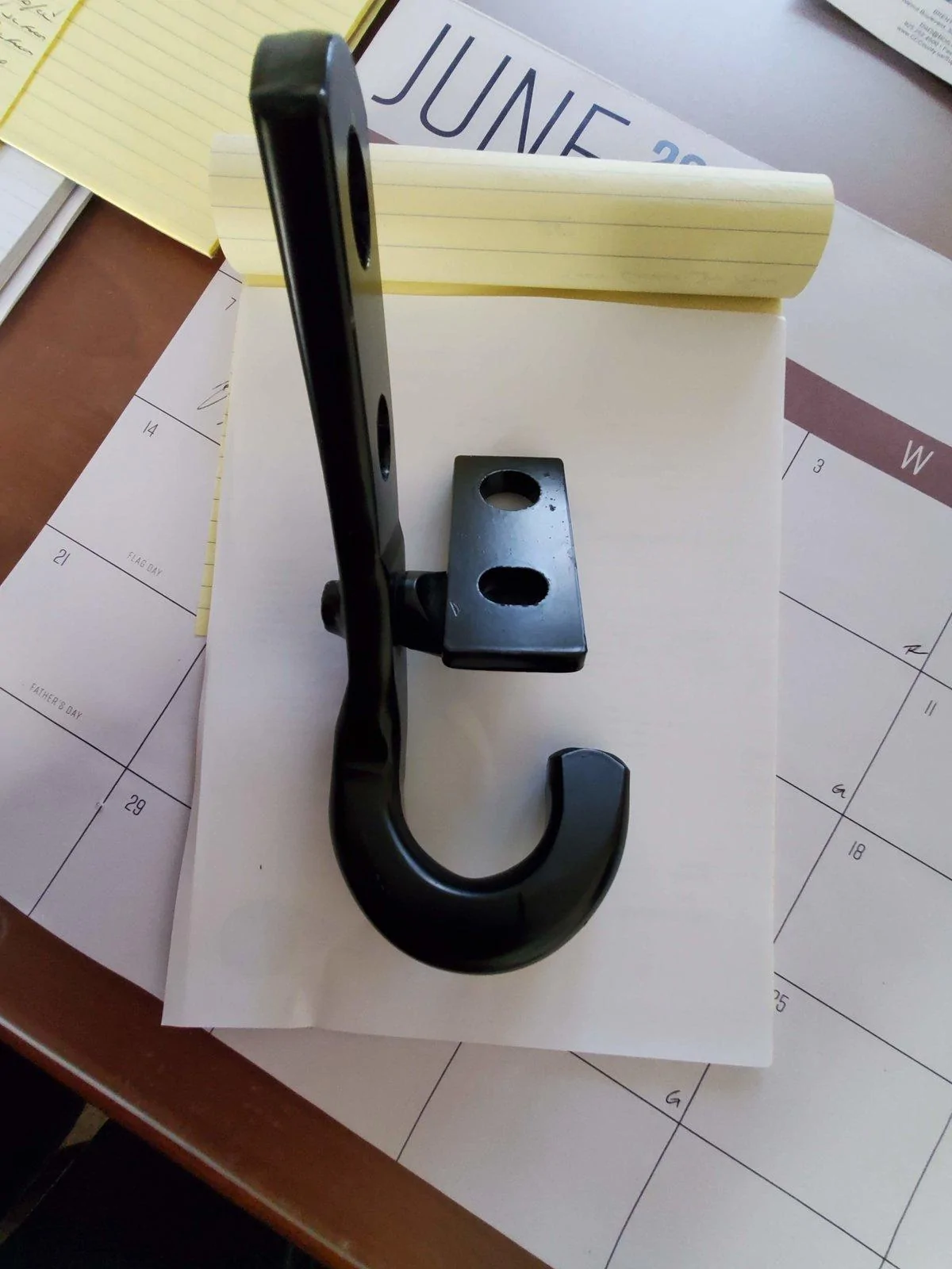 Jeep Wrangler JL Rear Tow Hook (Black) 20200612_182559