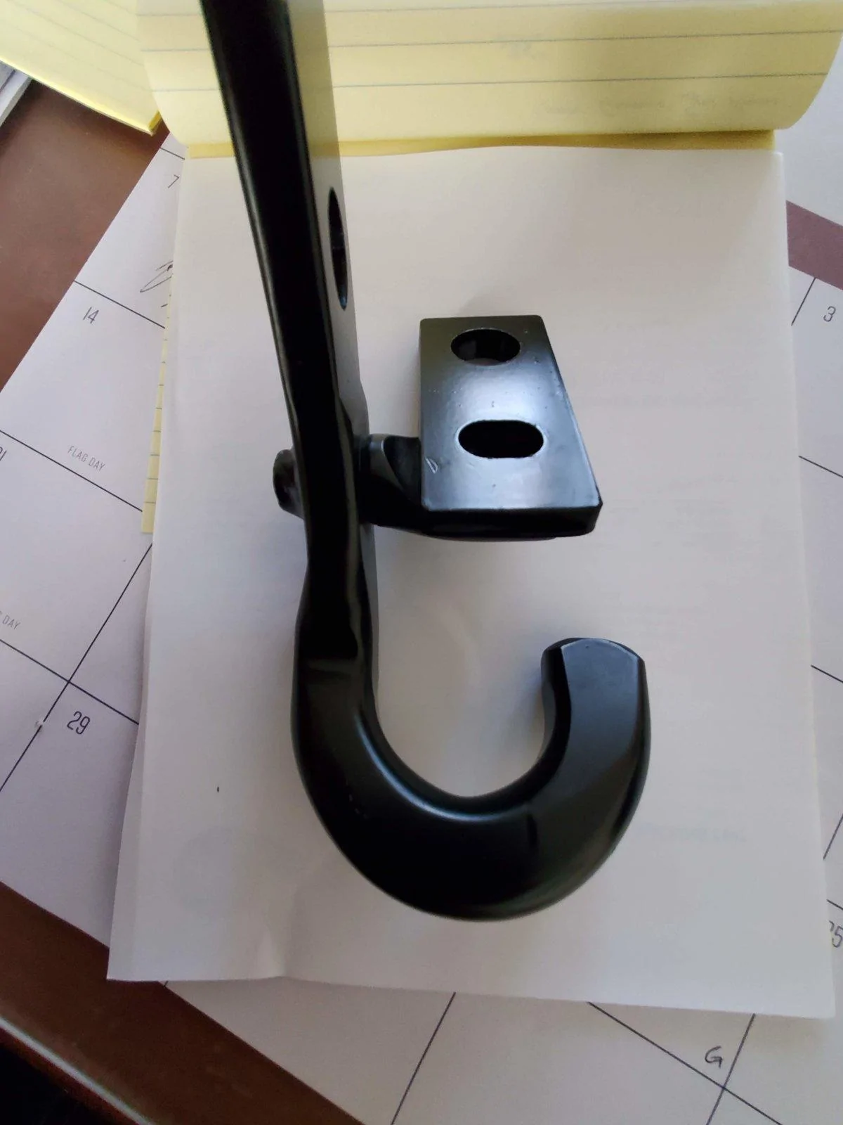 Jeep Wrangler JL Rear Tow Hook (Black) 20200612_182606