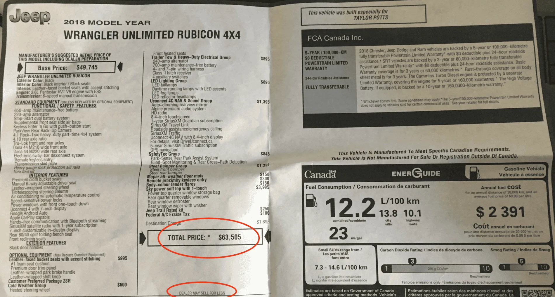 Jeep Wrangler JL Is this a good price? Screen Shot 2020-06-16 at 12.32.28 PM