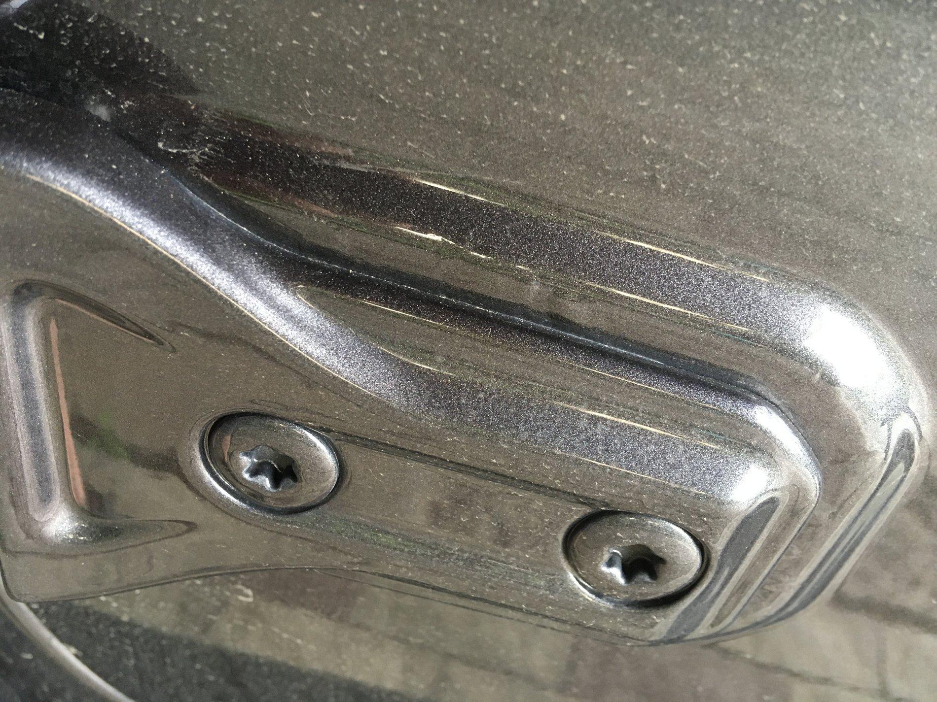 Jeep Wrangler JL Bubbles in Paint at Door Hinges IMG_5916.JPG