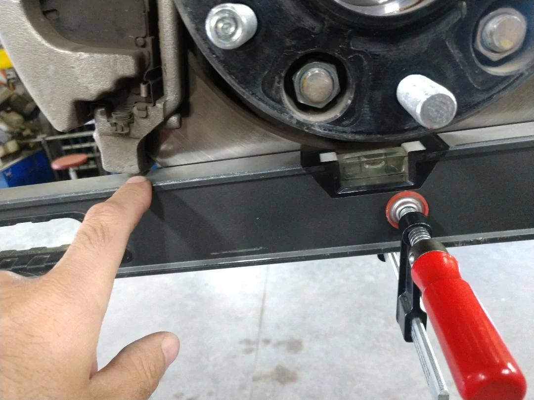 Jeep Wrangler JL Checking toe - easy and accurate Toe2