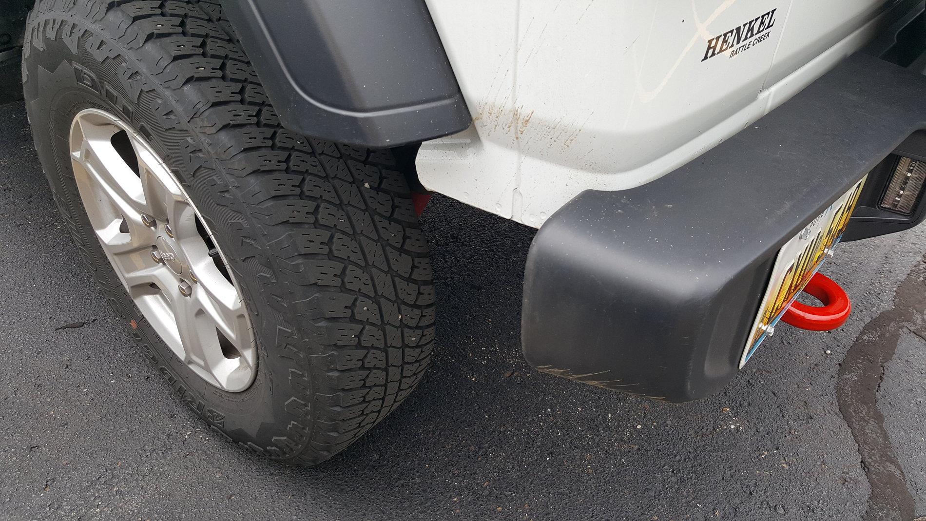 Jeep Wrangler JL Rubicon rear bumper MOD 20200626_124626