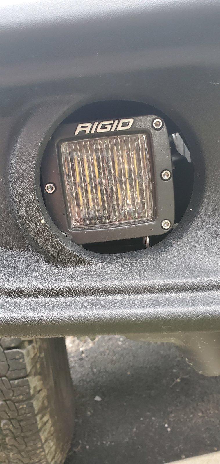 Jeep Wrangler JL JL LED fog lamp fitting 20200626_193634