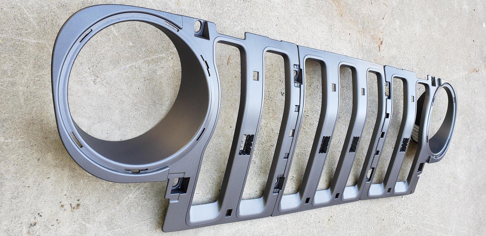 Jeep Wrangler JL Rubicon Grill / Headlight Bezel Inserts grill 1 (2)