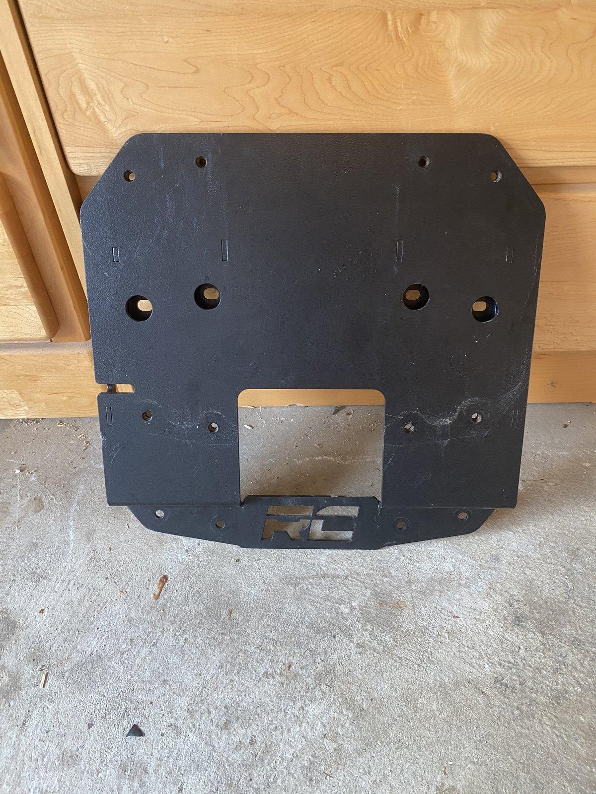 Jeep Wrangler JL Rough Country tire relocation bracket 332DE135-E00A-4BDA-8C96-88402B72628B