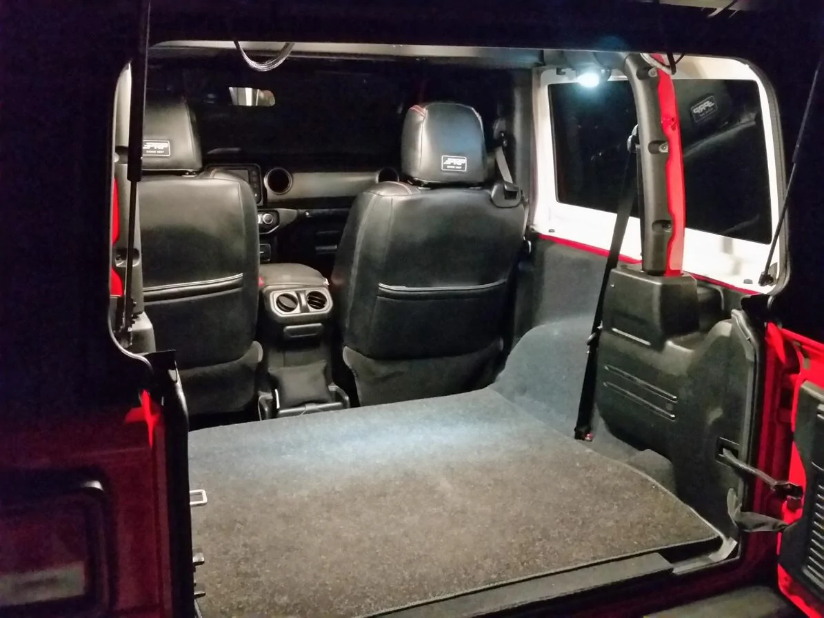 Jeep Wrangler JL Stitched lightweight high temperature efficient headliner DIY Full_u