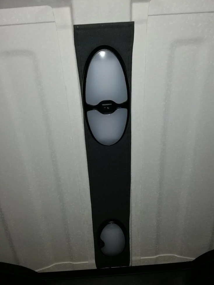 Jeep Wrangler JL DIY: Hardtop Interior LED Lights For Cargo Illumination During Tailgating / Camping Center_installed