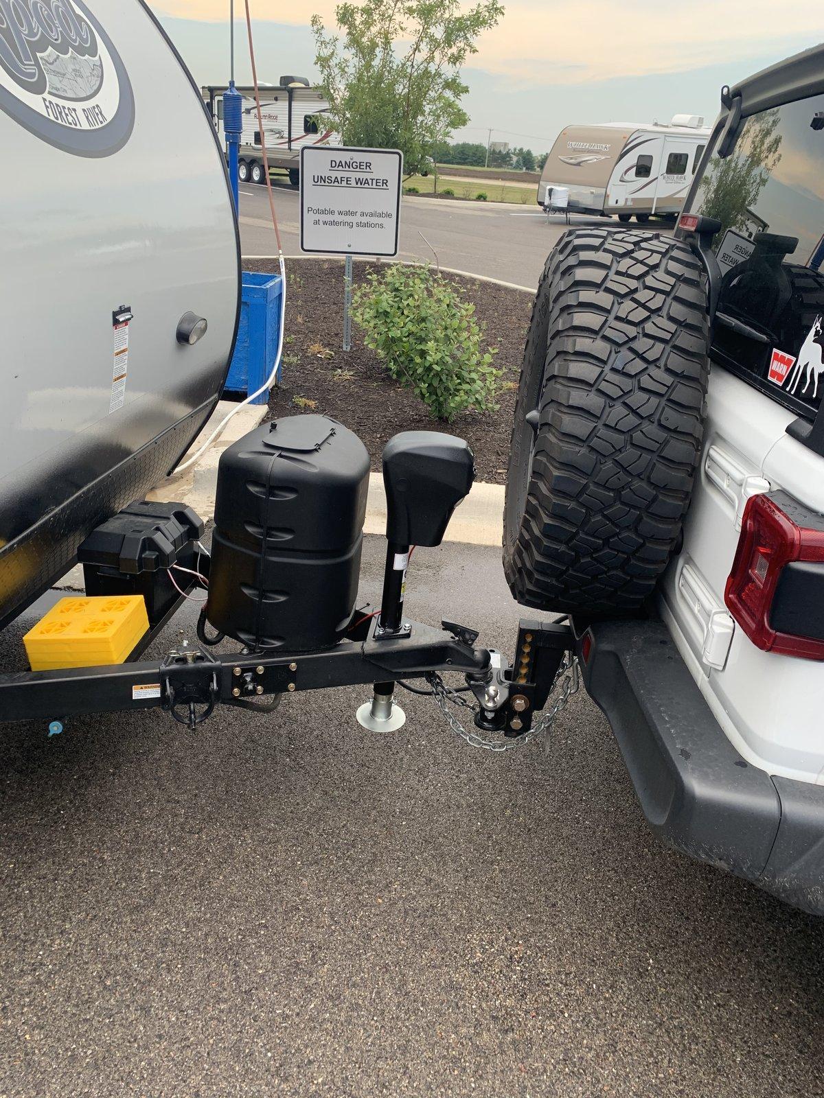 Jeep Wrangler JL JLU pulling a travel trailer? No problem! 822EA003-FC89-4873-89C9-3CC41C31773E