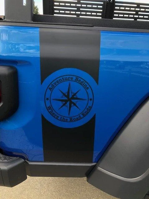 Jeep Wrangler JL Vinyl Wrap Decal rear