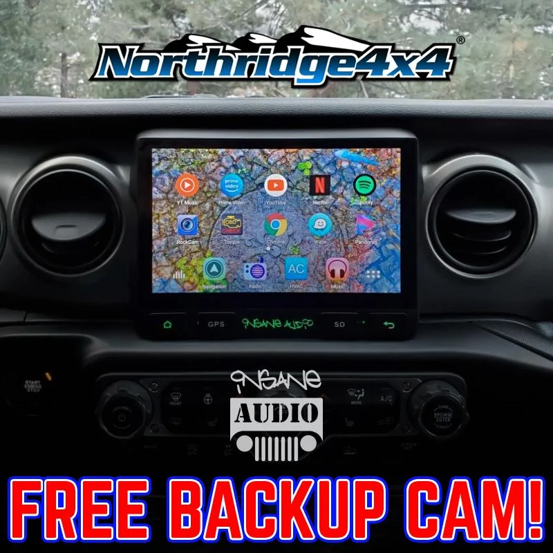 Jeep Wrangler JL FREE back-up camera with Insane Audio deck! FBInsaneAudio