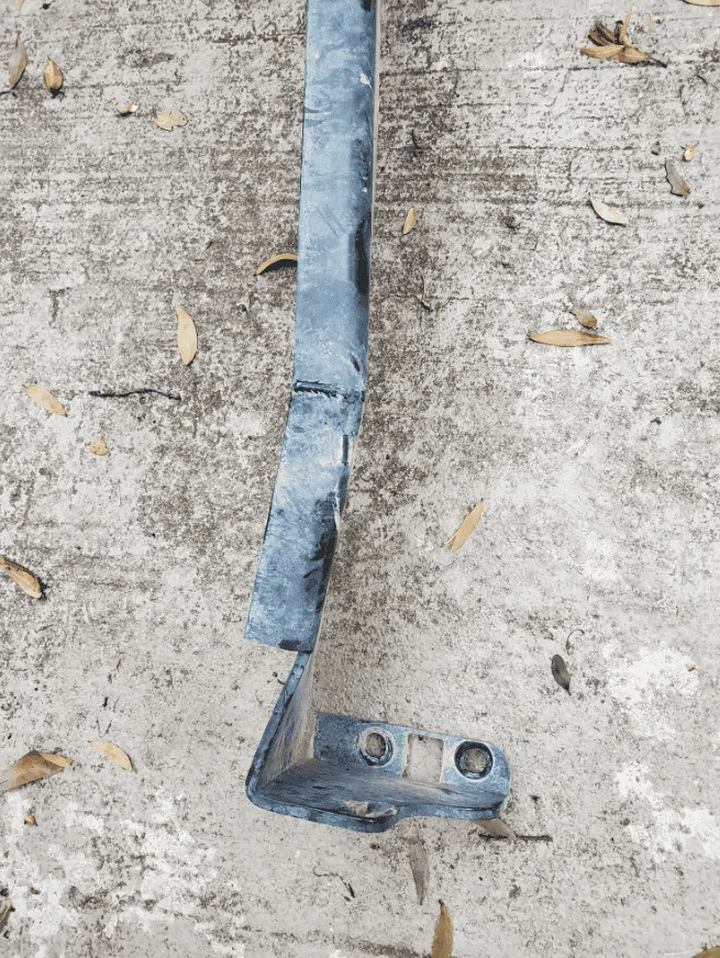 Jeep Wrangler JL Rusty's Offroad Winch Plate bent imag