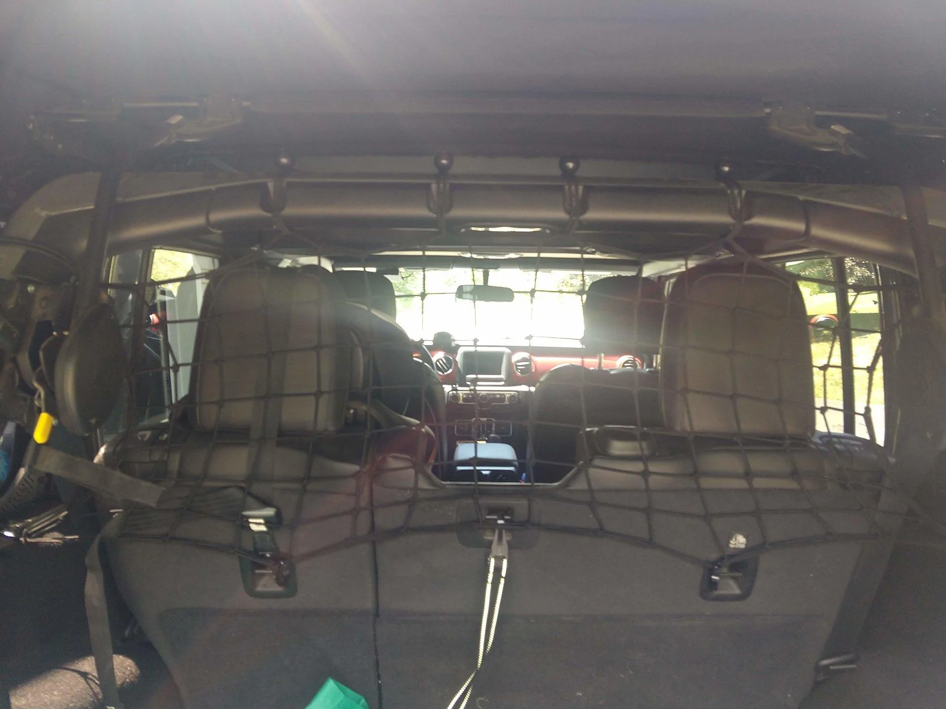 Jeep Wrangler JL Cargo Net for Cargo Area IMG_20200714_143017155