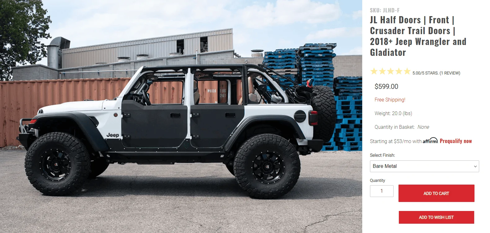 Jeep Wrangler JL Does this product exist? 1594846845983