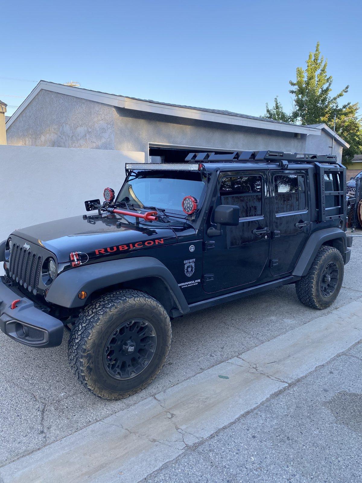 Rjl Rood Racks S.A.D. Roof Rack with ladder (pics) and questions about fitting | Jeep ...