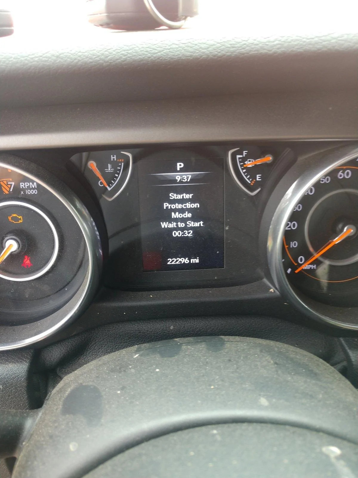 Jeep Wrangler JL Starter protection mode IMG_20200718_134054282