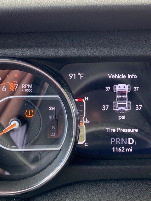 Jeep Wrangler JL TPMS Fault ? TPMS Fault